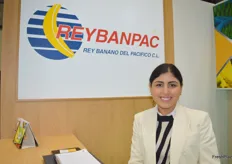 Reybanpac, empresa ecuatoriana productora de banano con la marca Favorita, dice Margarita Wong.